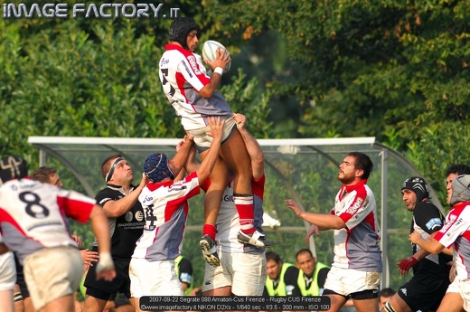 2007-09-22 Segrate 088 Amatori-Cus Firenze - Rugby CUS Firenze